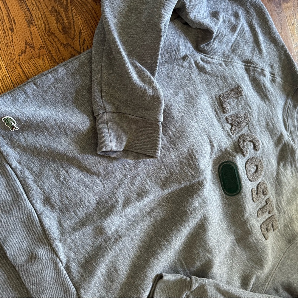 Lacoste Women's Crewneck Sweater in Gray
